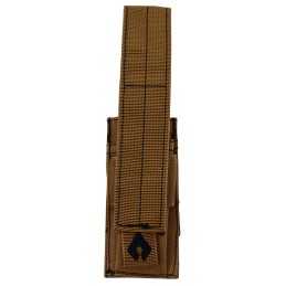 Advance Warrior Solutions PSMPTN Single Mag Pouch Pistol Tan 600D PVC Polyester MOLLE