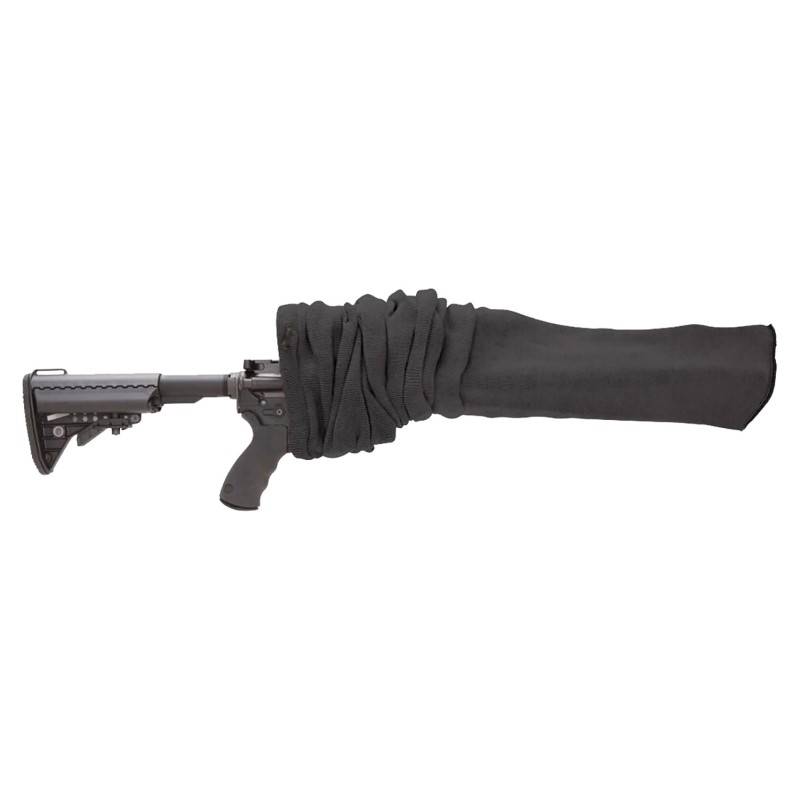 Tac Six 13255 Tactical Rifle Gun Sock  fits Tactical Firearms wwo Scope Up To 55 Long Silicone Treated Cinch Closure