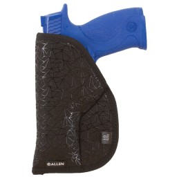 Allen 44902 Spiderweb InThePocket Conceal Carry Holster Size 00 Black Nylon wWeb Grip Pattern fits 23 Barrel Revolver Ambidextro