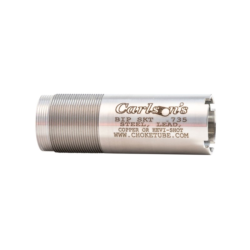 Carlsons Choke Tubes 19962 Replacement Choke  Browning InvectorPlus 12 Gauge Skeet 174 Stainless Steel Stainless Flush