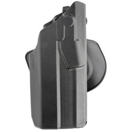 Safariland 73788325411 7TS  OWB Black SafariSeven Compatible with Glock 17 wLight Belt SlidePaddle Mount Right Hand