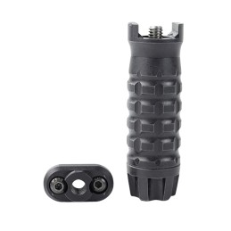 Samson 040510301 Medium Grenade Vertical Grip  Black Anodized MLOK