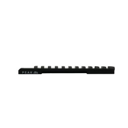 Weatherby J010003 Peak 44 Picatinny Rail  Matte Black 20 MOA