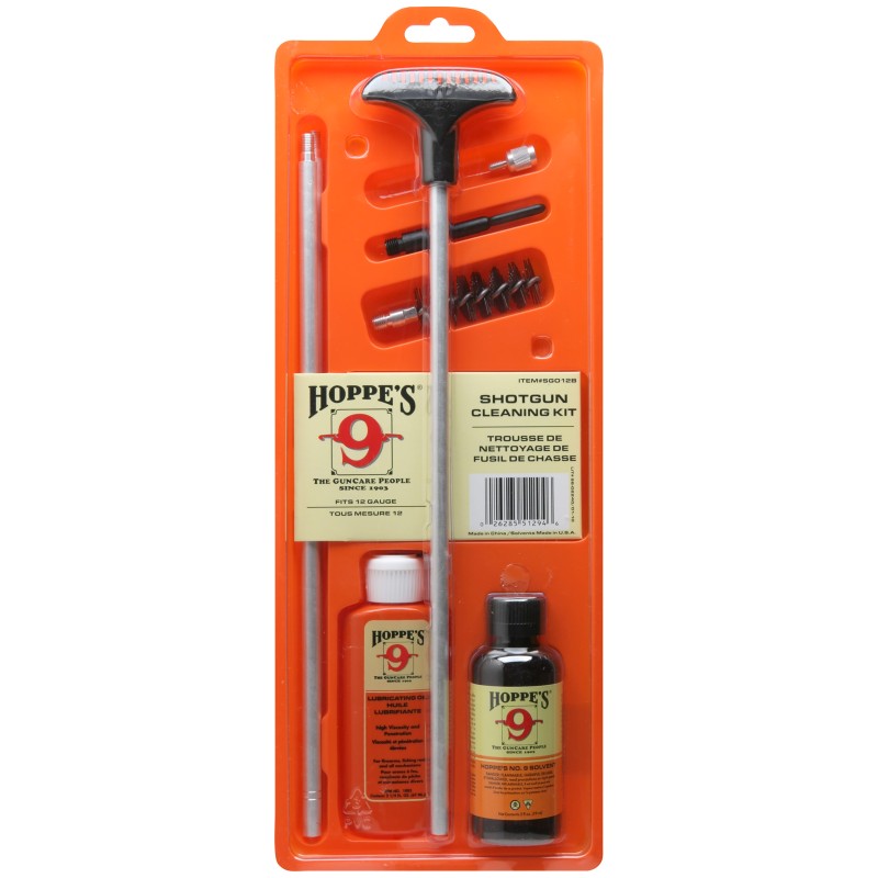 Hoppes SGO12B Shotgun Cleaning Kit 12 Gauge Shotgun