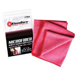 KleenBore MCR Microfiber Waffle Weave 16 x 16 2 Pack