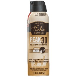 Tinks W5343 Peak30 Hot Shot Deer Doe In Estrus Scent 3 oz Mist