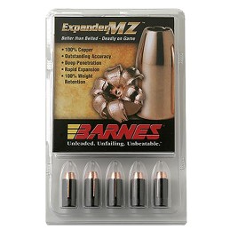 Barnes Bullets 30564 Expander MZ Muzzleloader 50 ExpanderMZ Hollow Point 250gr 15rdBox