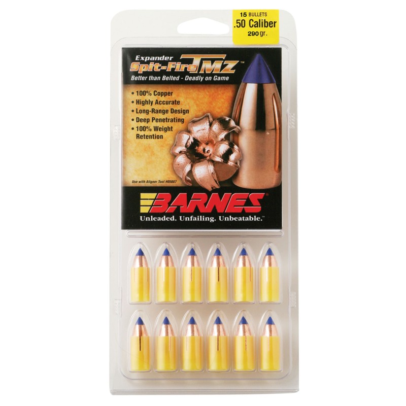 Barnes Bullets 30594 SpitFire TMZ Muzzleloader 50 SpitFire TMZ 290gr 15rdBox