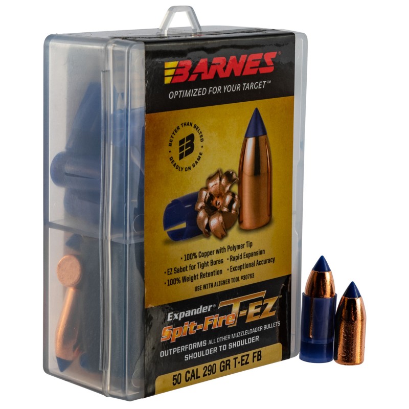 Barnes Bullets 30592 SpitFire TEZ Muzzleloader 50 SpitFire TEZ FB 290gr 15rdBox