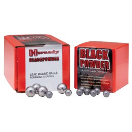 Hornady 6080 Lead Balls  45Cal Lead Ball 100 Per Box25 Case