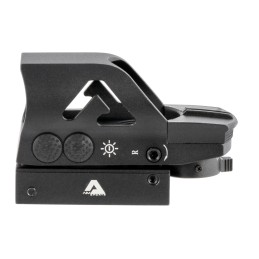 Aim Sports RT506C Full Size Reflex Sight  Matte Black 1 x 34 mm RedGreen Multi Reticle