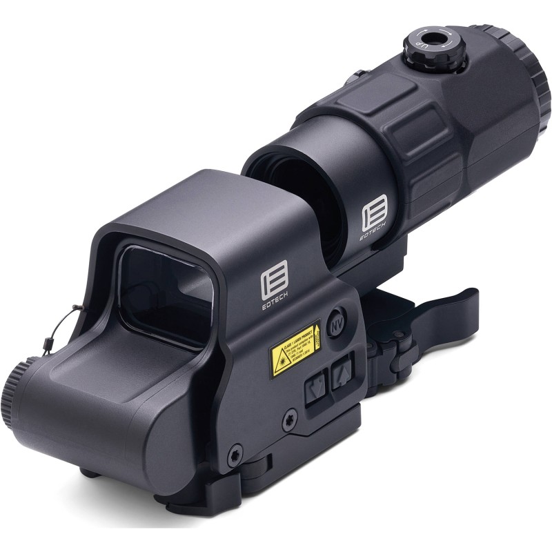 Eotech HHSV HHS V EXPS  G45 Magnifier Matte Black 1x5x 1.20 x 0.85 4 x 1 MOA Red Dots68 MOA Ring