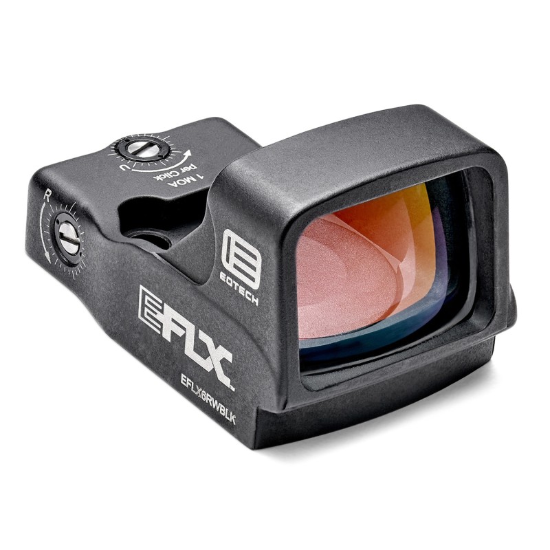 Eotech EFLX6RWBLK EFLX Mini Reflex Sight  Matte Black 1 x 6 MOA Red Dot