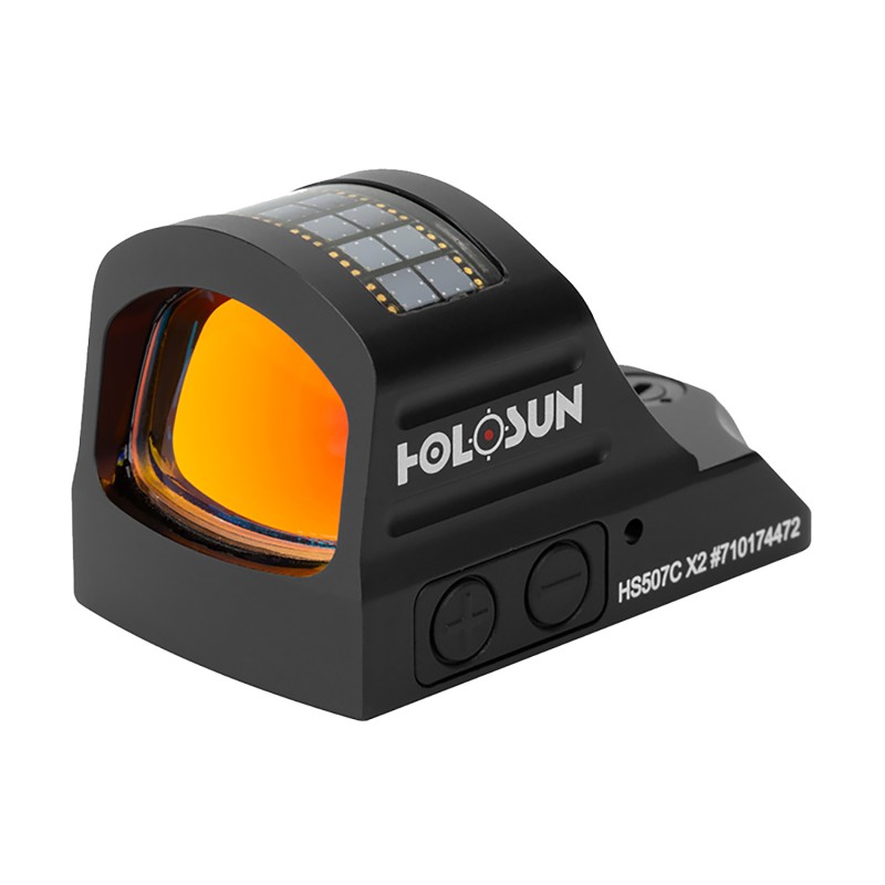 Holosun HS507CX2 507  Black Anodized 1 x 0.63 x 0.91 2 MOA Red Dot32 MOA Circle Multi Reticle