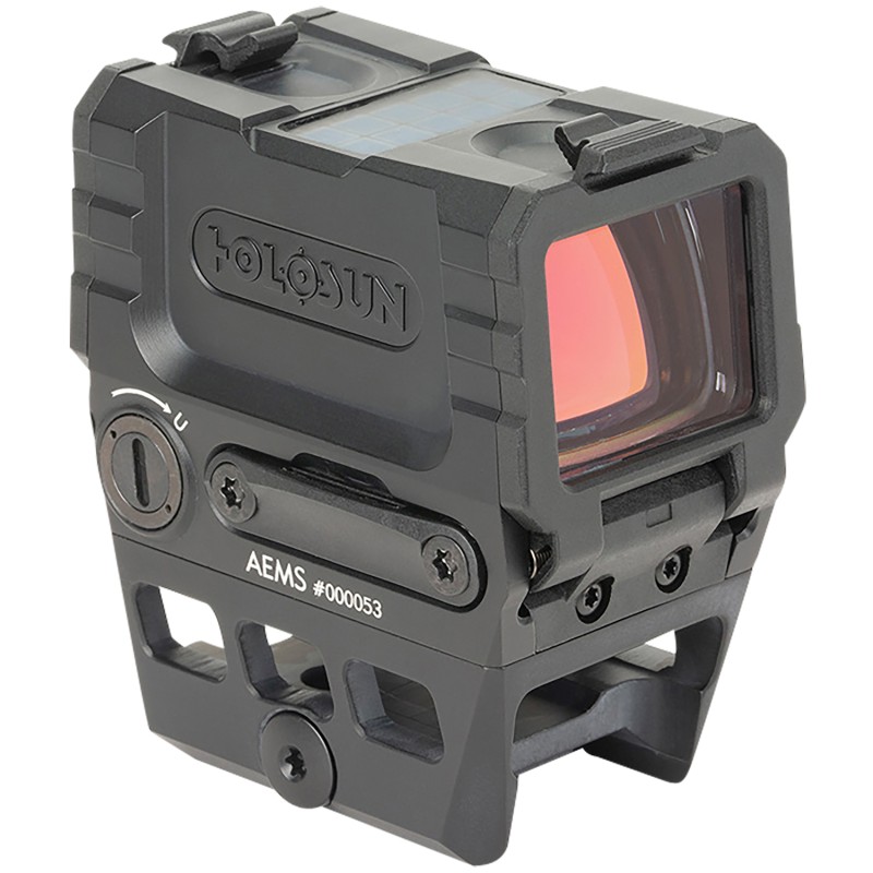 Holosun AEMS211301 AEMS  Black Anodized 1 x 1.1 x 0.87 2 MOA Red Dot65 MOA Circle Multi Reticle