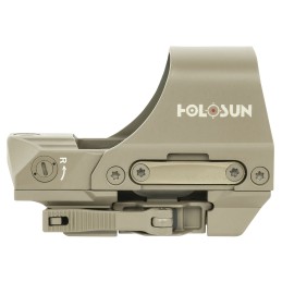 Holosun HS510CFDE 510  Flat Dark Earth 1 x 0.91 x 1.26 2 MOA Red Dot65 MOA Circle Multi Reticle