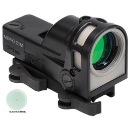 Meprolight USA 626210 M21  Black 1x 30 mm 4.3 MOA Red Dot