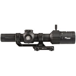 Sig Sauer ElectroOptics SOT61000 TangoMSR LPVO Black 16x24mm 30mm Tube Illuminated BDC6 Reticle Features Throw Lever  ALPHAMSR M