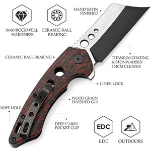 Mensae Linerlock Black/Red