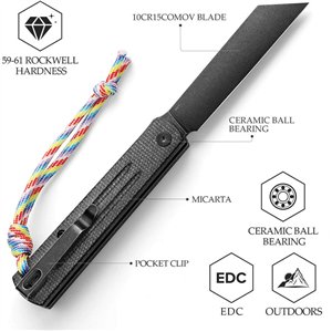 Hydra Button Lock Black