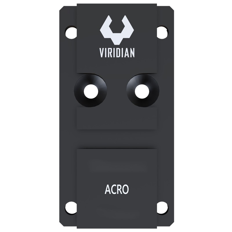 Viridian 9820031 RFX 44 Shield RMSc Mounting Adapter  Black Anodized