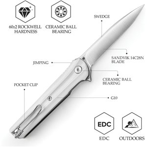 Seagull Linerlock White G10