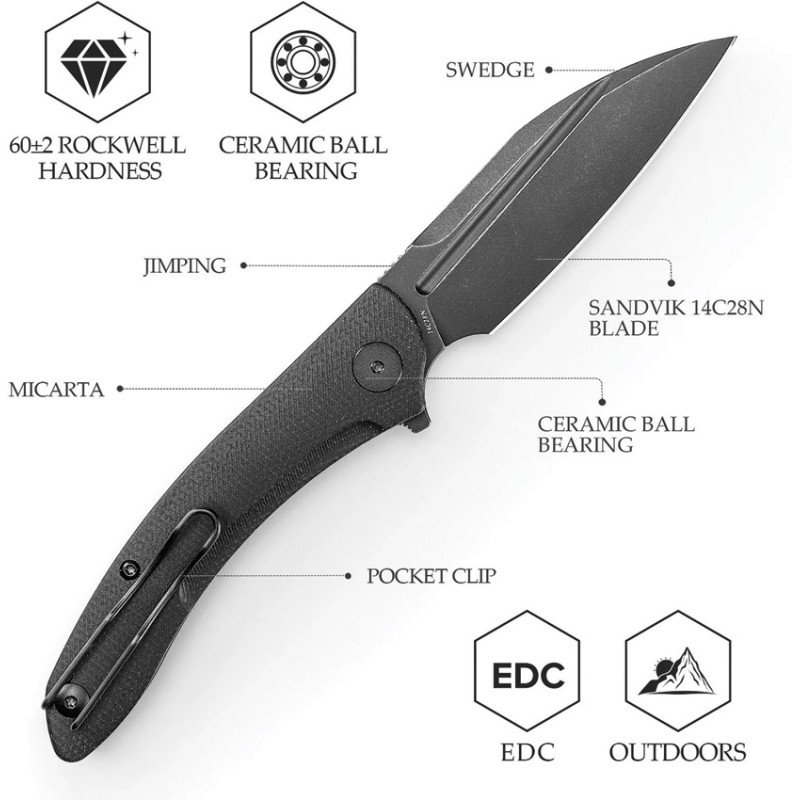 Cuckoo Linerlock Black