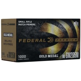 Federal GM205M Gold Medal Premium Multi Caliber 1000 Per Box5 Case