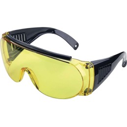 Allen 2170 Fit Over Shooting Glasses Adult Yellow Lens Gray Frame