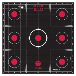 Ruger 28001 Splash Adhesive Target Kit  17.5 X 13.5 BlackRed Includes 3 Paper Targets