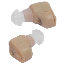 Walkers GWPUE2002 Ultra Ear ITE Hearing Enhancer Plastic 105 dB Behind the Ear Tan Adult 2 Per Pack