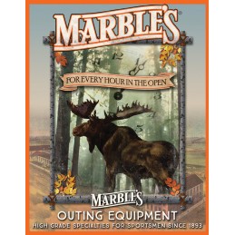 Marbles Equipment Tin Sign