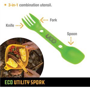 Eco Utility Spork Grn/Lav