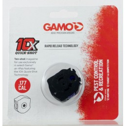 Gamo 621258754 10X QuickShot 177Pellet Black Polymer