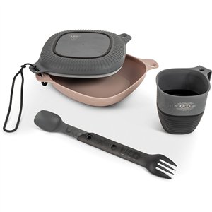 Six Piece Mess Kit Black/Gray
