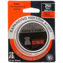 RWSUmarex 2317404 SuperH Point Field Line 22 Lead Hollow Point 200 Per Tin