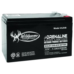 Wildgame Innovations WGIWGIBT0011 Edrenaline Rechargeable Battery Black 12.0 Volts