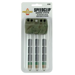 PowerBelt Bullets AC1501 SpeedClip Loader  50 Cal Green Plastic Capacity 3