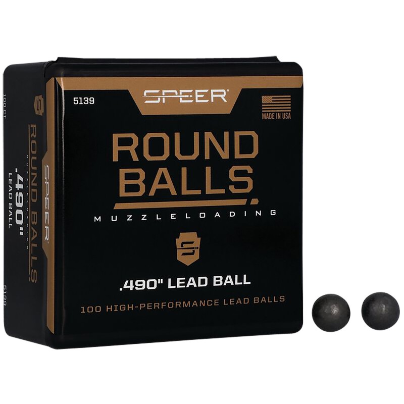 Speer 5139 Lead Balls  50Cal Lead Ball 176gr 100 Per Box5 Case