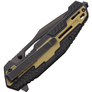 Linerlock A/O Black/Tan