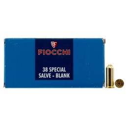 Fiocchi 38BLANK Pistol Blank 38Special 50 Per Box20 Case