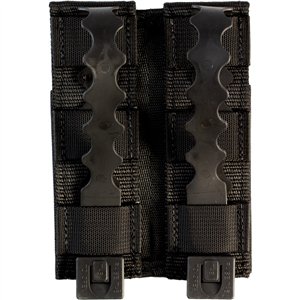Double Pistol Mag Pouch Blk