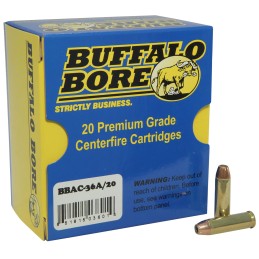 Buffalo Bore Ammunition 36A20 Heavy Strictly Business 32HR Mag P 100gr Jacket Hollow Point 20 Per Box12 Case