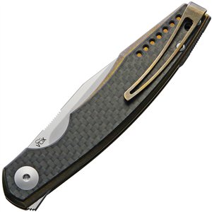 Belone Linerlock CF Bronze