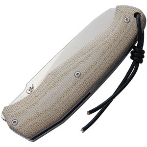 Novis Linerlock Tan Micarta