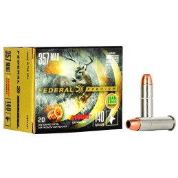 Federal P357XB1 Premium  357Mag 140gr Barnes Expander BRX 20 Per Box10 Case