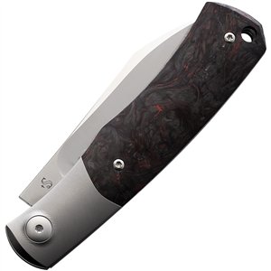 Hug Folder Red Carbon Fiber