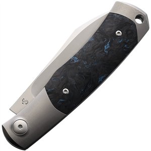 Hug Folder Blue Carbon Fiber