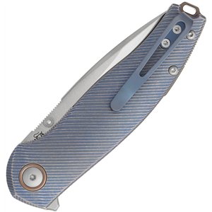 Vale Linerlock Blue Ti