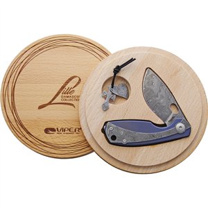 Lille Framelock Blue Titanium